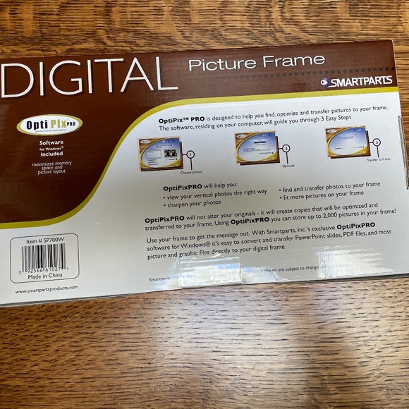 OptiPix Digital picture frame-NIB - Picture 3 of 5